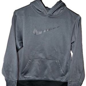 Nike Kids Charcoal Gray Hoodie